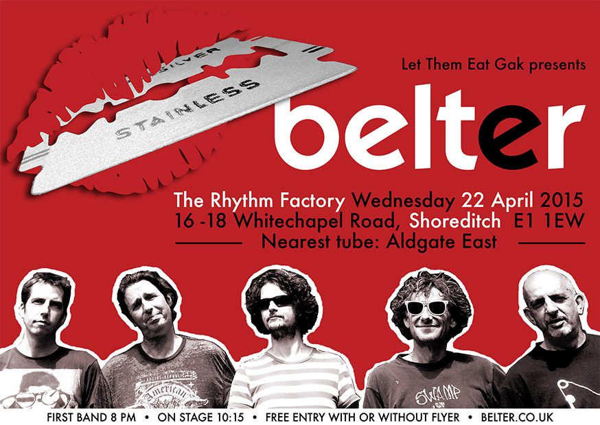 Flyer for Let Them Eat Gak night